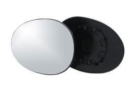 VERRE DE RÉTROVISEUR CITROEN C1 2006-2009 AVEC SUPPORT / CONVEXE / GAUCHE