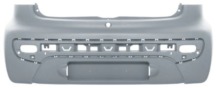 PARE-CHOCS CITROEN C1 2006-2009 ARRIÈRE / AVEC APPRET