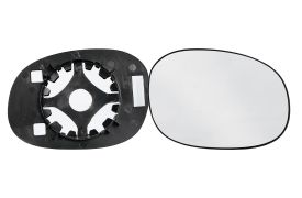 VERRE DE RÉTROVISEUR CITROEN C2 2003-2008 AVEC SUPPORT / CONVEXE / DROIT