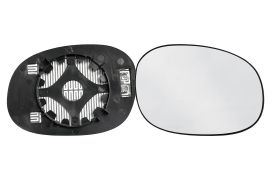 VERRE DE RÉTROVISEUR CITROEN C2 2003-2008 AVEC SUPPORT / CHAUFFANT / CONVEXE / DROIT
