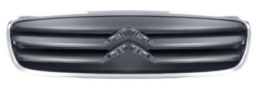 GRILLE CITROEN C2 2008-2010 FACE AVANT / FERMÉE / AVEC CONTOUR CHROMÉ