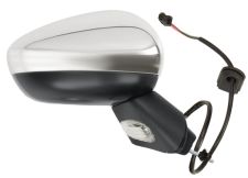 RÉTROVISEUR CITROEN C3 2009-2013 ÉLÉCTRIQUE / BASE NOIRE / CHAUFFANT / AVEC SONDE / COQUE CHROMÉE / DROIT