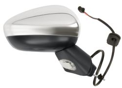 RÉTROVISEUR CITROEN C3 2013-2016 ÉLÉCTRIQUE / BASE NOIRE / CHAUFFANT / AVEC SONDE / COQUE CHROMÉE / DROIT