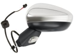 RÉTROVISEUR CITROEN C3 2010-2013 ÉLÉCTRIQUE / BASE NOIR / CHAUFFANT / COQUE CHROMÉE / GAUCHE