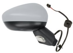 RÉTROVISEUR CITROEN C3 2013-2016 ÉLÉCTRIQUE / BASE NOIRE / AVEC SONDE / COQUE AVEC APPRET / DROIT