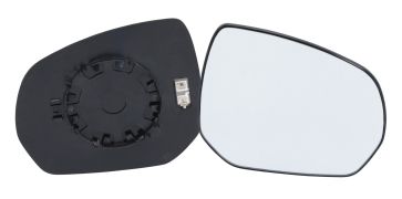 VERRE DE RÉTROVISEUR CITROEN C4 GRAND PICASSO 2006-2010 AVEC SUPPORT / CHAUFFANT / CONVEXE / BLEU / DROIT