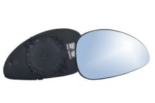 VERRE DE RÉTROVISEUR CITROEN C4 2004-2008 AVEC SUPPORT / CHAUFFANT / CONVEXE / BLEU / DROIT