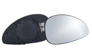 VERRE DE RÉTROVISEUR CITROEN C4 2004-2008 AVEC SUPPORT / CHAUFFANT / CONVEXE / DROIT