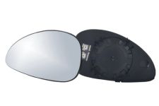 VERRE DE RÉTROVISEUR CITROEN C4 2004-2008 AVEC SUPPORT / CHAUFFANT / CONVEXE / GAUCHE
