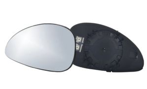 VERRE DE RÉTROVISEUR CITROEN C4 2008-2010 AVEC SUPPORT / CHAUFFANT / CONVEXE / GAUCHE