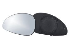 VERRE DE RÉTROVISEUR CITROEN C4 2004-2008 AVEC SUPPORT / CONVEXE / GAUCHE