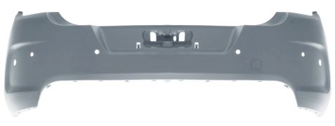 PARE-CHOCS CITROEN C4 2010-2018 ARRIÈRE / AVEC CAPTEUR / AVEC ASSISTANCE ANGLE MORT / AVEC APPRET