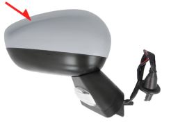 RÉTROVISEUR CITROEN C4 2011-2018 ÉLÉCTRIQUE / BASE NOIRE / CHAUFFANT / AVEC SONDE / COQUE AVEC APPRET / DROIT