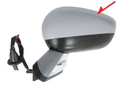 RÉTROVISEUR CITROEN C4 2011-2018 ÉLÉCTRIQUE / BASE AVEC APPRET / CHAUFFANT / FEU DE SOL / RABATTABLE ÉLÉCTRIQUEMENT / MÉMOIRE / COQUE AVEC APPRET / GAUCHE