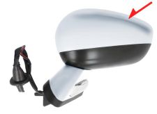 RÉTROVISEUR CITROEN C4 2011-2018 ÉLÉCTRIQUE / BASE CHROMÉE / CHAUFFANT / FEU DE SOL / RABATTABLE ÉLÉCTRIQUEMENT / MÉMOIRE / SIDE ASSIST / COQUE CHROMÉE / GAUCHE
