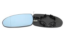 VERRE DE RÉTROVISEUR CITROEN C5 2000-2005 AVEC SUPPORT / CHAUFFANT / ASPHÉRIQUE / BLEU / GAUCHE