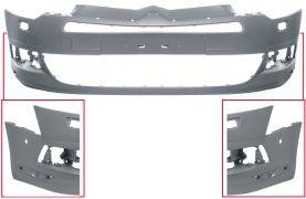 PARE-CHOCS CITROEN C5 2008-2018 AVANT / AVEC LAVEPHARES / AVEC CAPTEUR / AVEC APPRET