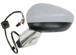 RÉTROVISEUR CITROEN DS3 2010-2016 ÉLÉCTRIQUE / BASE CHROMÉE / COQUE AVEC APPRET / GAUCHE