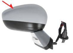 RÉTROVISEUR CITROEN DS4 CROSSBACK 2015-2019 COQUE AVEC ARRETE / ÉLÉCTRIQUE / BASE AVEC APPRET / CHAUFFANT / AVEC SONDE / COQUE AVEC APPRET / DROIT