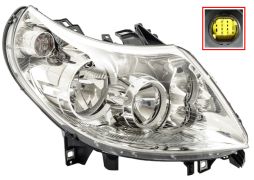 PHARE PEUGEOT BOXER 2006-2010 LAMPE H7+H1 / DROIT