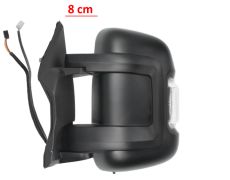 RÉTROVISEUR CITROEN JUMPER 2006-2014 BRAS 8cm / ÉLÉCTRIQUE / CHAUFFANT / FEU CLIGNOTANT BLANC (WY5W) / 2 VERRES / AVEC SONDE / GAUCHE