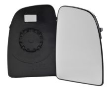 VERRE DE RÉTROVISEUR CITROEN JUMPER 2006-2014 AVEC SUPPORT / SUPÉRIEURE / CONVEXE / DROIT