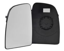 VERRE DE RÉTROVISEUR CITROEN JUMPER 2006-2014 AVEC SUPPORT / SUPÉRIEUR / CONVEXE / GAUCHE
