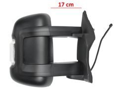 RÉTROVISEUR CITROEN JUMPER 2006-2014 BRAS 17cm / ÉLÉCTRIQUE / CHAUFFANT / FEU CLIGNOTANT BLANC (WY5W) / 2 VERRES / DROIT