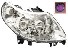 PHARE AVANT CITROEN JUMPER 2010-2014 LAMPE H7+H1 / DROIT
