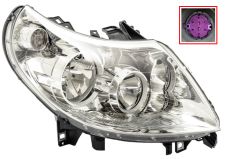 PHARE AVANT CITROEN JUMPER 2010-2014 LAMPE H15+H1 / DROIT