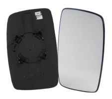 VERRE DE RÉTROVISEUR CITROEN JUMPY 2007-2016 AVEC SUPPORT / CHAUFFANT / CONVEXE / DROIT