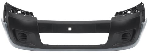 PARE-CHOCS CITROEN JUMPY 2007-2016 AVANT / AVEC CACHES ANTIBROUILLARD DEMONTABLES / AVEC APPRET PARTIEL 