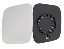 VERRE DE RÉTROVISEUR CITROEN NEMO 2007-2016 AVEC SUPPORT / CONVEXE / GAUCHE