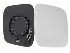VERRE DE RÉTROVISEUR CITROEN NEMO 2007-2016 AVEC SUPPORT / CHAUFFANT / CONVEXE / DROIT