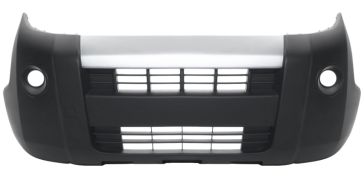 PARE-CHOCS FIAT QUBO 2008-2016 AVANT / MODÈLE CARGO / AVEC ANTIBROUILLARDS / BANDE GRISE