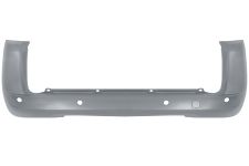 PARE-CHOCS FIAT QUBO 2008-2016 ARRIÈRE / 1 HAYON ARRIÈRE / MODÈLE CARGO / COMBI / AVEC CAPTEUR / AVEC APPRET