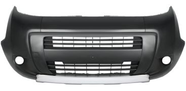 PARE-CHOCS FIAT QUBO 2008-2016 AVANT / MODÈLE COMBI / BANDE INFERIEURE / AVEC ANTIBROUILLARDS / AVEC APPRET