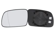 VERRE DE RÉTROVISEUR PEUGEOT 307 2001-2005 AVEC SUPPORT / ASPHÉRIQUE / GAUCHE