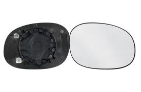 VERRE DE RÉTROVISEUR PEUGEOT 206+ 2008-2014 AVEC SUPPORT / CHAUFFANT / CONVEXE / DROIT