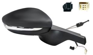 RÉTROVISEUR CITROEN C3 2020-2024 CONNECTEUR NOIR/BLANC / MECANIQUE / FEU CLIGNOTANT / AVEC SONDE / DROIT