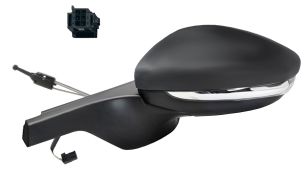 RÉTROVISEUR CITROEN C3 2020-2024 CONNECTEUR NOIR / MECANIQUE / FEU CLIGNOTANT / GAUCHE