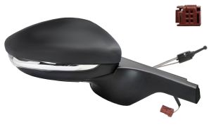 RÉTROVISEUR CITROEN C3 2016-2018 CONNECTEUR ROUGE / MECANIQUE / FEU CLIGNOTANT / AVEC SONDE / DROIT