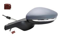 RÉTROVISEUR CITROEN C3 2016-2018 CONNECTEUR ROUGE / MECANIQUE / FEU CLIGNOTANT / AVEC APPRET / GAUCHE