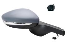 RÉTROVISEUR CITROEN C3 2018-2020 CONNECTEUR NOIR / ÉLÉCTRIQUE / CHAUFFANT / FEU CLIGNOTANT / AVEC SONDE / AVEC APPRET / DROIT