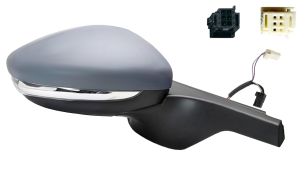 RÉTROVISEUR CITROEN C3 2020-2024 CONNECTEUR NOIR/BLANC / ÉLÉCTRIQUE / CHAUFFANT / FEU CLIGNOTANT / RABATTABLE ÉLÉCTRIQUEMENT / AVEC SONDE / AVEC APPRET / DROIT