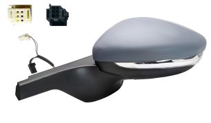 RÉTROVISEUR CITROEN C3 2020-2024 CONNECTEUR NOIR/BLANC / ÉLÉCTRIQUE / CHAUFFANT / FEU CLIGNOTANT / RABATTABLE ÉLÉCTRIQUEMENT / AVEC APPRET / GAUCHE