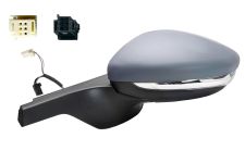 RÉTROVISEUR CITROEN C3 2018-2020 CONNECTEUR NOIR/BLANC / ÉLÉCTRIQUE / CHAUFFANT / FEU CLIGNOTANT / RABATTABLE ÉLÉCTRIQUEMENT / SIDE ASSIST / AVEC APPRET / GAUCHE