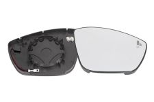 VERRE DE RÉTROVISEUR CITROEN C3 2016-2020 AVEC SUPPORT / CHAUFFANT / SIDE ASSIST / CONVEXE / DROIT