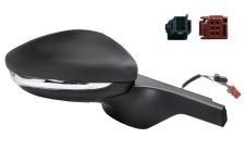 RÉTROVISEUR CITROEN C3 2016-2018 CONNECTEUR ROUGE/NOIR / ÉLÉCTRIQUE / CHAUFFANT / FEU CLIGNOTANT / SIDE ASSIST / AVEC SONDE / DROIT