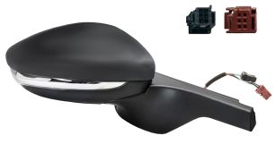 RÉTROVISEUR CITROEN C3 2016-2018 CONNECTEUR ROUGE/NOIR / ÉLÉCTRIQUE / CHAUFFANT / FEU CLIGNOTANT / SIDE ASSIST / AVEC SONDE / DROIT